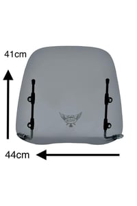 UZMAN univerzalni zatamnjeni vjetrobran za moped/skuter/quad - kratki 2