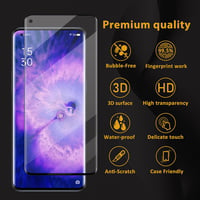 V-PORYADKU Edzett Üveg Szett OPPO Find X5 5G Telefonhoz - 2 db Kijelzővédő + 2 db Kameravédő Fólia, 9H Keménység, Buborékmentes, Ujjlenyomat 7