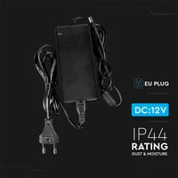 Sursă de alimentare V-TAC 12V 42W 3,5A pentru camere și benzi LED, AC 100-240V, mufă euro, negru 5
