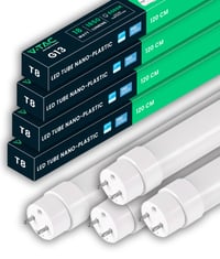 V-TAC 4 kom LED cijev 120 cm T8 G13 18W Samsung čip 1850 lumena hladno bijela 6500K stropna zidna za garažu trgovinu zamjena za neonsku cijev 1
