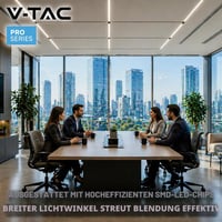 V-TAC 4 kom LED cijev 120 cm T8 G13 18W Samsung čip 1850 lumena hladno bijela 6500K stropna zidna za garažu trgovinu zamjena za neonsku cijev 6