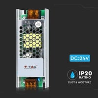 V-TAC 60W 24V Slim Tápegység Fém Házban IP20 Csavaros Csatlakozóval 4