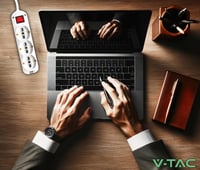 Multipriză V-TAC cu 9 posturi, întrerupător și cablu de 1,5 m – 6 prize laterale și 3 frontale 10/16A Bipasso Schuko – Pentru acasă, birou și magazin 7