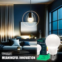 V-TAC A60 LED žarulja E27 10,5W (zamjena za 75W) 1055 lumena toplo bijela 3000K štedna 10 kom. 4