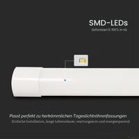 V-TAC LED linearna svjetiljka 120 cm – CCT 3 u 1 podesiva topla, neutralna, hladna svjetlost – 40W – 4800 lumena IP20 – stropna svjetiljka za garažu, ured 9