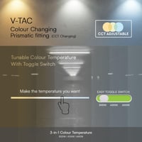 V-TAC LED linearna svjetiljka 120 cm – CCT 3 u 1 podesiva topla, neutralna, hladna svjetlost – 40W – 4800 lumena IP20 – stropna svjetiljka za garažu, ured 6
