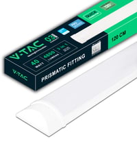 V-TAC LED linearna svjetiljka 120 cm – CCT 3 u 1 podesiva topla, neutralna, hladna svjetlost – 40W – 4800 lumena IP20 – stropna svjetiljka za garažu, ured 1