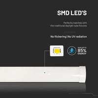 V-TAC LED stropné svietidlo 150 cm – 50W Samsung čip – 6000 lúmenov – IP20 – 4000K neutrálna biela – garáž, obchod, kancelária 2