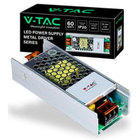 V-TAC VT-24061 Slim napájací zdroj - 60 W, 24 V, IP20, skrutkové pripojenie 1