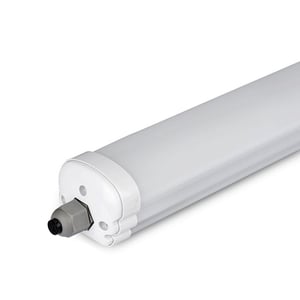 V-TAC LED svjetiljka 150 cm 48W IP65 vodootporna stropna cijev 5760 lumena 6500K hladno bijela poveziva za garažu trgovinu zidna svjetiljka