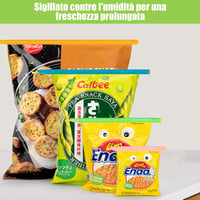 Set 8 cleme reutilizabile pentru pungi VacFreKep 4