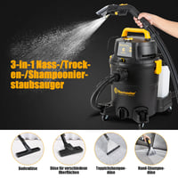 Vysávač na tepovanie Vacmaster 3 v 1, 1300 W, 23 l, s dvojitou nádržou na tvrdé podlahy a koberce 3
