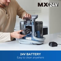 Bezdrôtový tepovač a čistič škvŕn Vacmaster na koberce, čalúnenie, schody a autá, mokro-suchý vysávač 15 kPa 24V 6