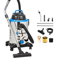 Viacúčelový vysávač Vacmaster VQ1530SFDC 1500 W 30 l na suché a mokré vysávanie, nerezová oceľ, vysoký sací výkon, priemyselný vysávač 1