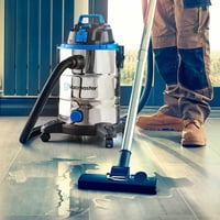 Viacúčelový vysávač Vacmaster VQ1530SFDC 1500 W 30 l na suché a mokré vysávanie, nerezová oceľ, vysoký sací výkon, priemyselný vysávač 4