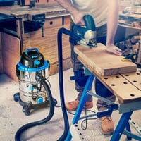 Viacúčelový vysávač Vacmaster VQ1530SFDC 1500 W 30 l na suché a mokré vysávanie, nerezová oceľ, vysoký sací výkon, priemyselný vysávač 3