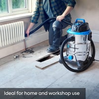 Aspirator cu spălare Vacmaster VQ1530SFDC 3 în 1, pentru uz umed/uscat, oțel inoxidabil, 1500W, 30L, cu funcție de suflare 6