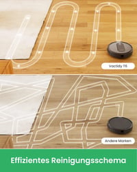 Vactidy Nimble T6 robotporszívó 2800 Pa szívóerővel, 120 perc üzemidő, Alexa és Google vezérlés 4