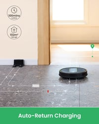 Vactidy Nimble T6 robotporszívó 2800 Pa szívóerővel, 120 perc üzemidő, Alexa és Google vezérlés 9
