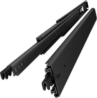 VADANIA 1000mm Ipari Fiók Csúszka Zárral, 130-220kg Terhelhetőség, Teljes Kihúzás, Fekete - 1000mm, #D76 (76mm Wide - Black) 7