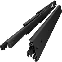 VADANIA 1000mm Ipari Fiók Csúszka Zárral, 130-220kg Terhelhetőség, Teljes Kihúzás, Fekete - 1000mm, #D76 (76mm Wide - Black) 1