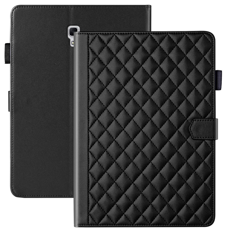 Vaitasy puzdro pre Samsung Galaxy Tab A 10.5 2018 SM-T590/SM-T595, biznis obal z umelej kože s priehradkou na karty a stojanom, čierne