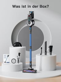 VAKERR MarsVac S1 Vezeték Nélküli Porszívó, 450W/38000Pa, 55 Perces Üzemidő, LED Kijelző, Hajcsomósodás-gátló, 1,5L Portartály, Kék 10