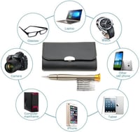 Vakki 25 részes csavarhúzó készlet PC, telefon, laptop szereléshez bőrtokkal 7