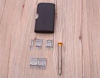 Vakki 25 részes csavarhúzó készlet PC, telefon, laptop szereléshez bőrtokkal 8