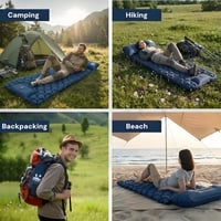 VALEHOWL 800g Ultralight Aufblasbare Schlafmatte - R-Value 3.0, Wasserdicht Camping Luftmatratze 6