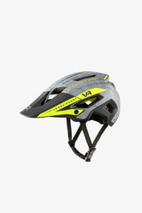 Cyklistická prilba na horský bicykel Valentino Rossi VR Equipment – sivá, veľkosť L – unisex prilba na MTB 1