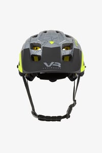 Cyklistická prilba na horský bicykel Valentino Rossi VR Equipment – sivá, veľkosť L – unisex prilba na MTB 2