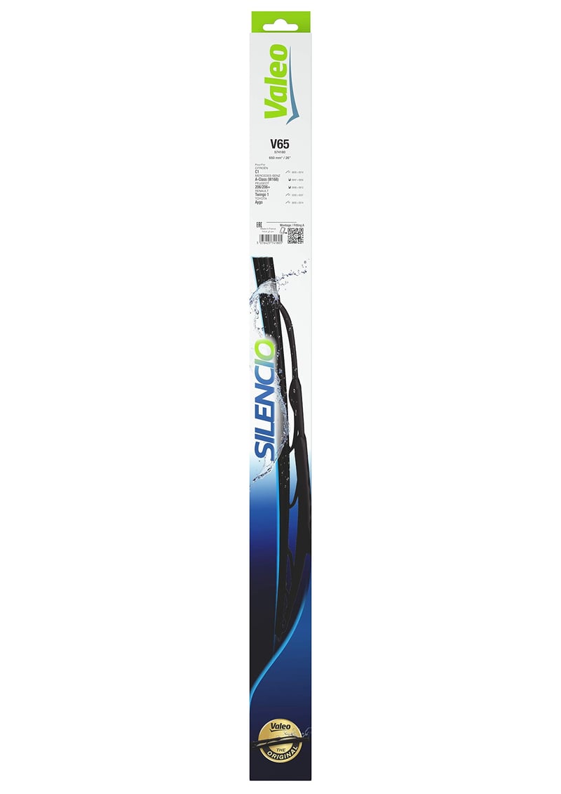 Ștergător de parbriz Valeo Silencio V65, 650 mm - punte față, 1 buc.