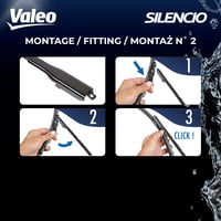 Sada plochých stieračov Valeo Silencio VF371 – 600 mm / 475 mm – súprava 2 ks predných stieračov 4