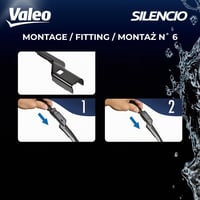 Sada predných stieračov Valeo Silencio VF441 600 mm / 450 mm 2 ks 4