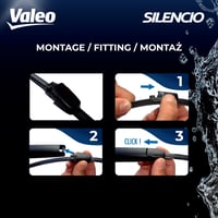 Valeo Silencio VM250 hátsó ablaktörlő lapát 335 mm - Golf (03>08) / Polo (02>09) 4