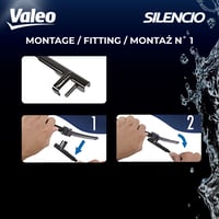 Sada stieračov Valeo Silencio X-TRM - 800 mm a 750 mm - VF450 - 2 ks - predná náprava 4