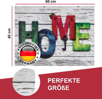 Valia Home Lábtörlő Beltéri Kültéri Használatra - Csúszásmentes Poliészter Szőnyeg 60x40 cm Otthon Dekoráció 2