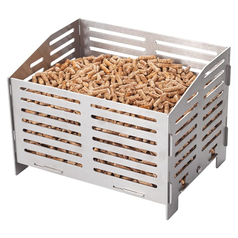 Valiant FIR053 košara za pelete za kamin i peć na drva - nehrđajući čelik - 3 kg