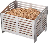 Valiant Fun Pellet égő kosár fűtőkályha kandallóhoz rozsdamentes acél 3kg 1