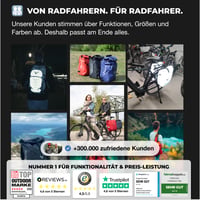 Valkental 3v1 cyklistická taška Pro – 23L, 100% vodoodolná, taška na nosič, batoh a taška cez rameno, recyklovaný nylon, čierna 7