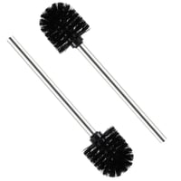 Set perii de toaletă Valschen, 2 bucăți, negru, dimensiuni 7,5 x 35 x 7,5 cm, set perii pentru curățarea toaletei pentru baie 1