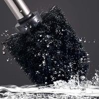 Set perii de toaletă Valschen, 2 bucăți, negru, dimensiuni 7,5 x 35 x 7,5 cm, set perii pentru curățarea toaletei pentru baie 4