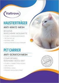 Valtrove Összecsukható Szállítóbox Kutyáknak Macskáknak Kék - Autós Hordozó 7