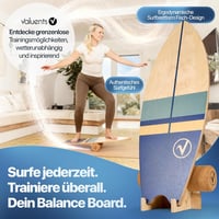 Valuents Fa Egyensúlyozó Deszka Szörf Forma Hengeres Edzéshez 2