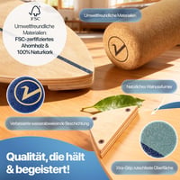 Valuents Fa Egyensúlyozó Deszka Szörf Forma Hengeres Edzéshez 4