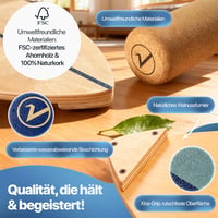 Valuents Fa Egyensúlyozó Deszka Szörf Forma Hengeres Edzéshez 5