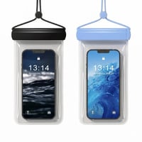 Set 2 huse de telefon impermeabile Vamirionix, IPX8, până la 7,2 inchi, cu sistem de sigilare în 4 straturi, husă subacvatică pentru smartphone 1