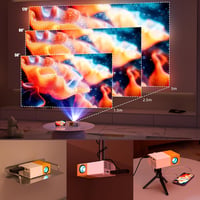 Vamvo YG300Pro mini videoprojektor okostelefonhoz és PS4-hez 7