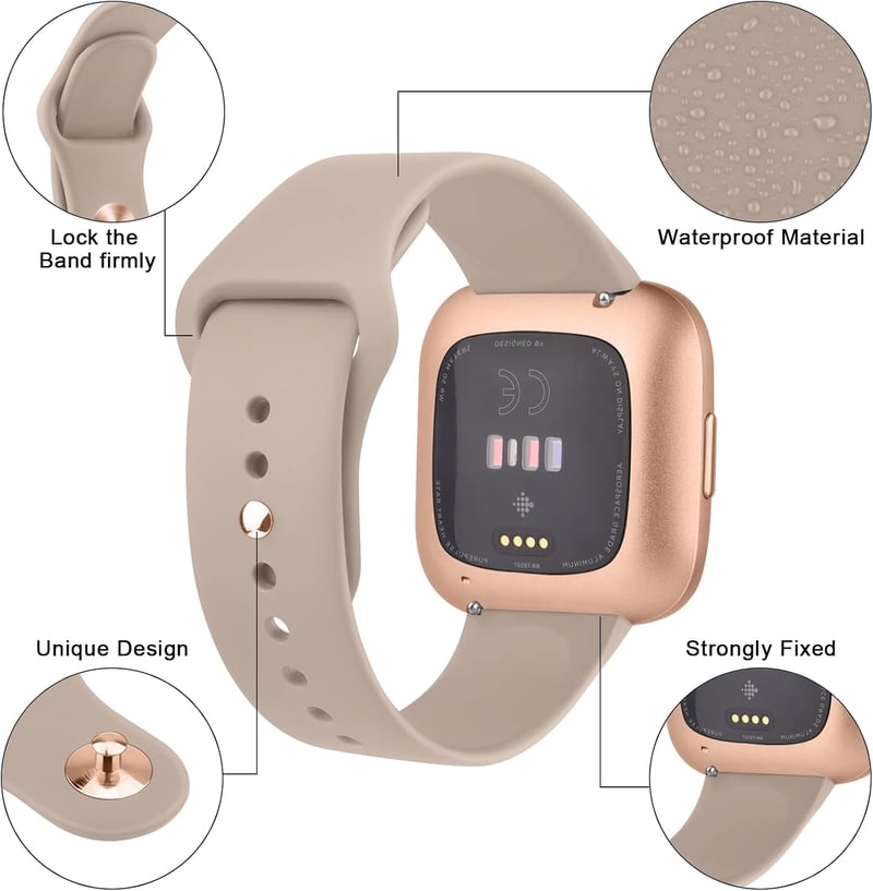 Vancle Fitbit Versa 2/Versa/Lite cserecsatorna, uniszex állítható szíj